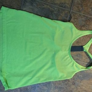 Green workout shirt